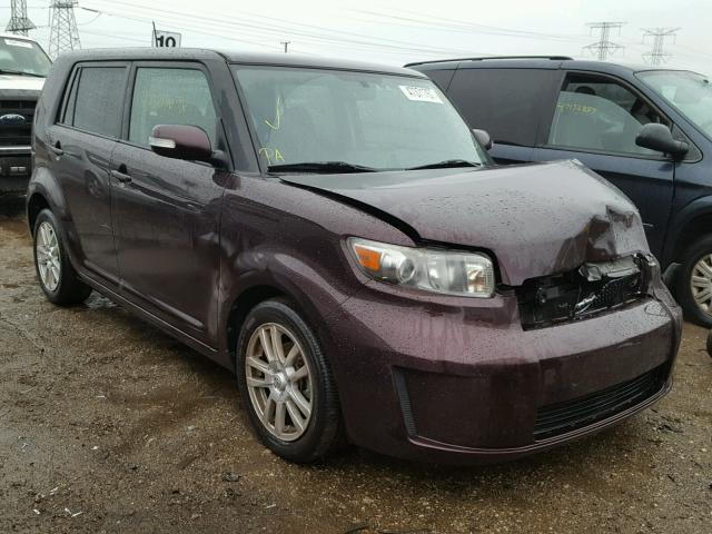 JTLZE4FE6A1115334 - 2010 TOYOTA SCION XB PURPLE photo 1