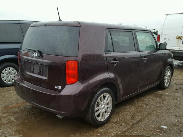 JTLZE4FE6A1115334 - 2010 TOYOTA SCION XB PURPLE photo 4