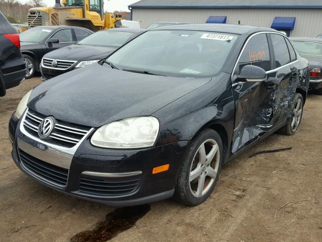 3VWRM71K78M022538 - 2008 VOLKSWAGEN JETTA SE BLACK photo 2