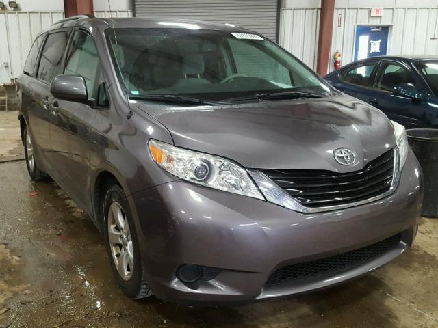 5TDKK3DC8BS100694 - 2011 TOYOTA SIENNA LE GRAY photo 1