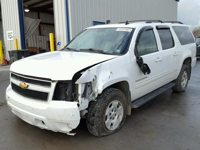 1GNSKJE78ER118872 - 2014 CHEVROLET SUBURBAN K WHITE photo 2