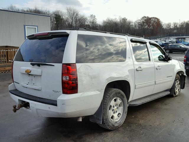 1GNSKJE78ER118872 - 2014 CHEVROLET SUBURBAN K WHITE photo 4