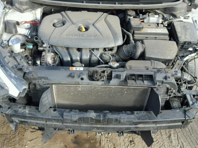 KNAFK4A66E5073539 - 2014 KIA FORTE LX SILVER photo 7