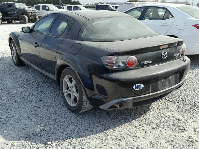 JM1FE17N440137743 - 2004 MAZDA RX8 BLACK photo 3