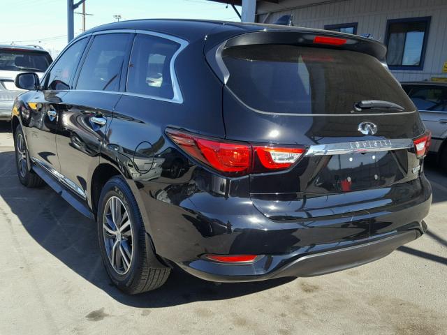 5N1DL0MN0HC544809 - 2017 INFINITI QX60 BLACK photo 3