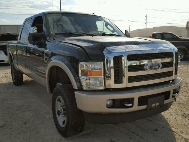 1FTWW31R58ED09940 - 2008 FORD F350 SRW S BLACK photo 1