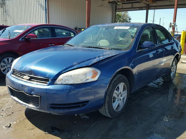 2G1WB58K369374584 - 2006 CHEVROLET IMPALA LS BLUE photo 2