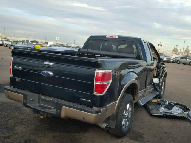 1FTFX1EF4DKG04346 - 2013 FORD F150 SUPER GREEN photo 4