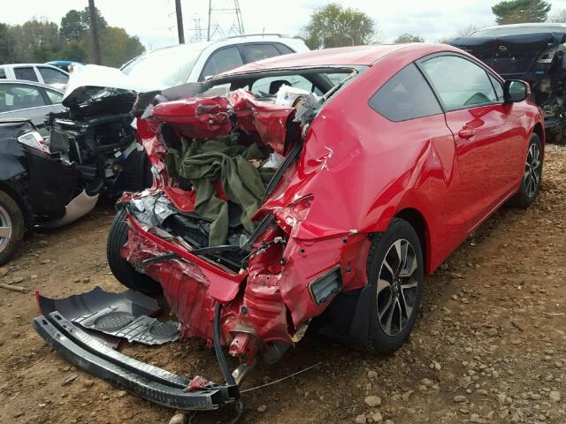 2HGFG3B8XDH523300 - 2013 HONDA CIVIC EX RED photo 4