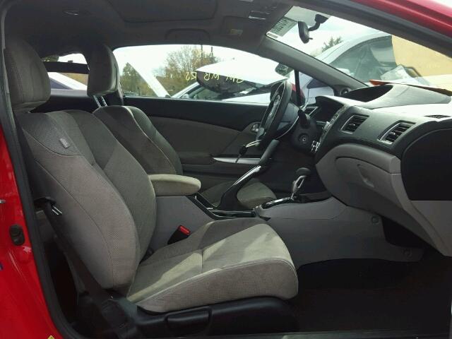 2HGFG3B8XDH523300 - 2013 HONDA CIVIC EX წითელი ფოტო 5