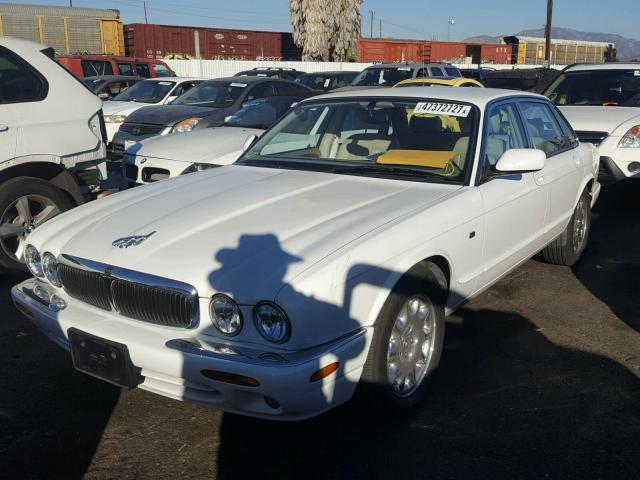 SAJHX1040XC856934 - 1999 JAGUAR XJ8 WHITE photo 2