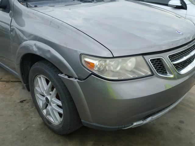 5S3ET13S172803859 - 2007 SAAB 9-7X 4.2I GRAY photo 9