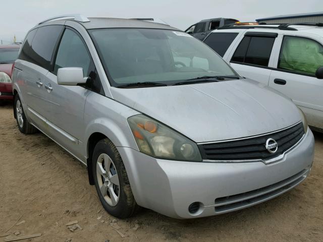 5N1BV28U97N105741 - 2007 NISSAN QUEST S SILVER photo 1