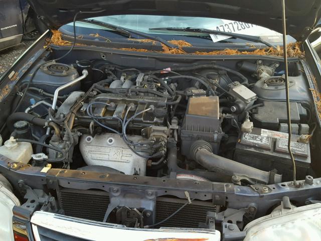 1YVGF22C715209878 - 2001 MAZDA 626 ES BLACK photo 7