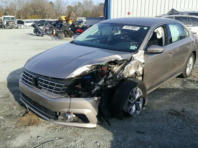 1VWAS7A30GC008329 - 2016 VOLKSWAGEN PASSAT S بيج صورة 2