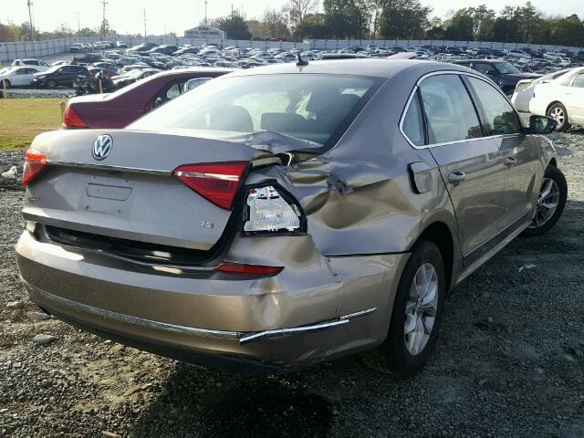 1VWAS7A30GC008329 - 2016 VOLKSWAGEN PASSAT S بيج صورة 4