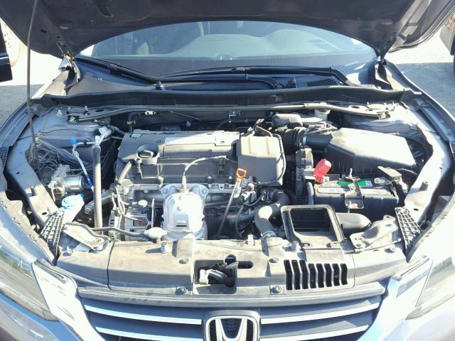 1HGCR2F51EA110348 - 2014 HONDA ACCORD SPO GRAY photo 7