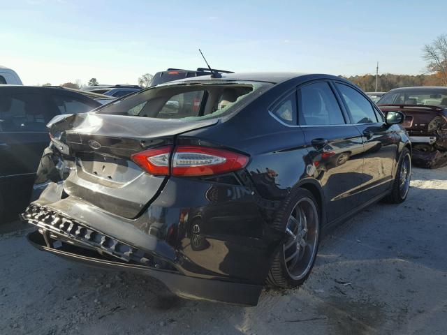 3FA6P0G70DR317362 - 2013 FORD FUSION S BLACK photo 4