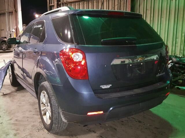 2GNALBEKXE6363400 - 2014 CHEVROLET EQUINOX LT BLUE photo 3