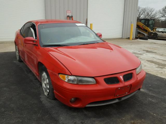 1G2WP52KXXF333898 - 1999 PONTIAC GRAND PRIX RED photo 1