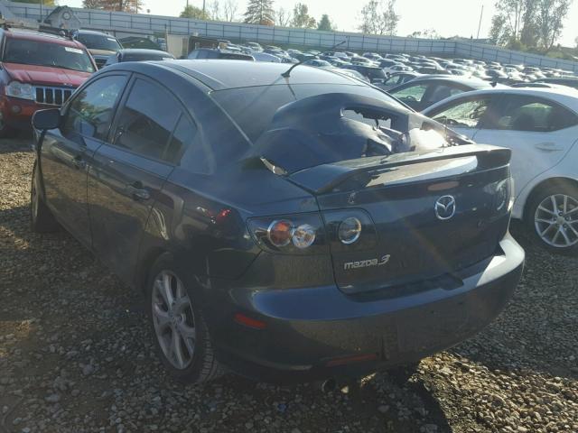 JM1BK32F991241603 - 2009 MAZDA 3 I GRAY photo 3