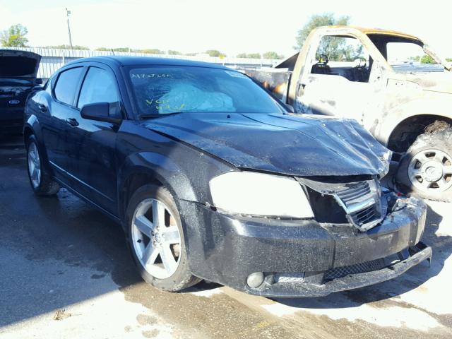 1B3LC56R68N604398 - 2008 DODGE AVENGER SX BLACK photo 1