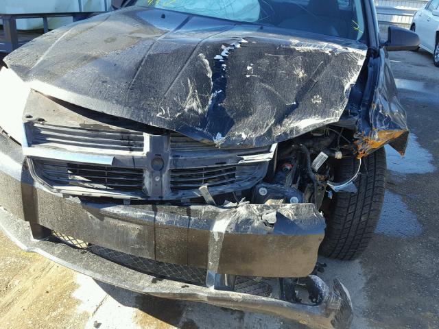 1B3LC56R68N604398 - 2008 DODGE AVENGER SX BLACK photo 9