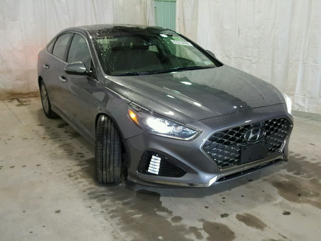 5NPE34AF0JH706686 - 2018 HYUNDAI SONATA SPO GRAY photo 1