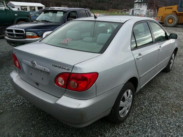 2T1BR32E96C643289 - 2006 TOYOTA COROLLA CE SILVER photo 4