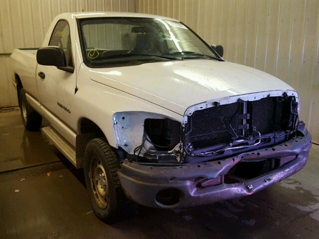 1D7HU16N06J180282 - 2006 DODGE RAM 1500 S WHITE photo 1