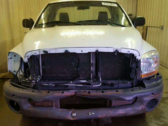 1D7HU16N06J180282 - 2006 DODGE RAM 1500 S WHITE photo 9