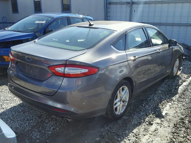 3FA6P0H74ER171757 - 2014 FORD FUSION SE GRAY photo 4