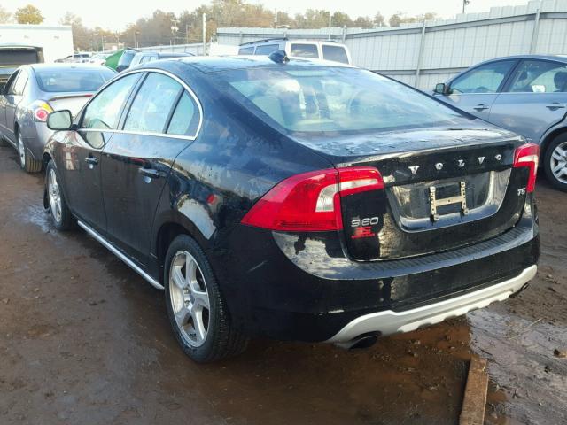 YV1622FS9C2118625 - 2012 VOLVO S60 T5 BLACK photo 3