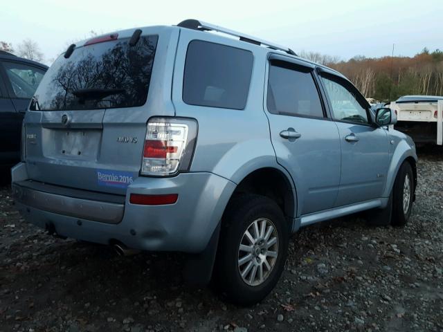 4M2CU97148KJ26179 - 2008 MERCURY MARINER PR BLUE photo 4