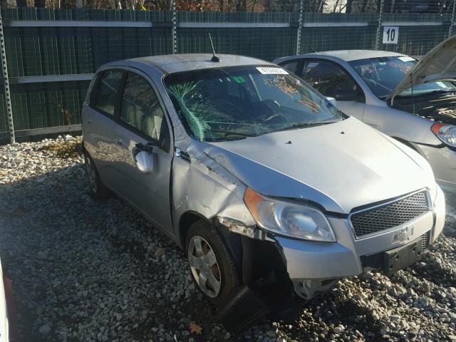 KL1TD66EX9B305697 - 2009 CHEVROLET AVEO LS SILVER photo 1