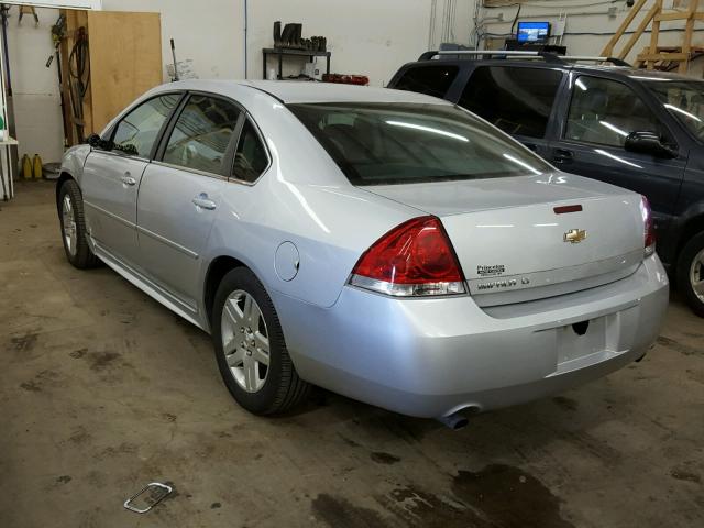 2G1WG5E34C1279878 - 2012 CHEVROLET IMPALA LT SILVER photo 3