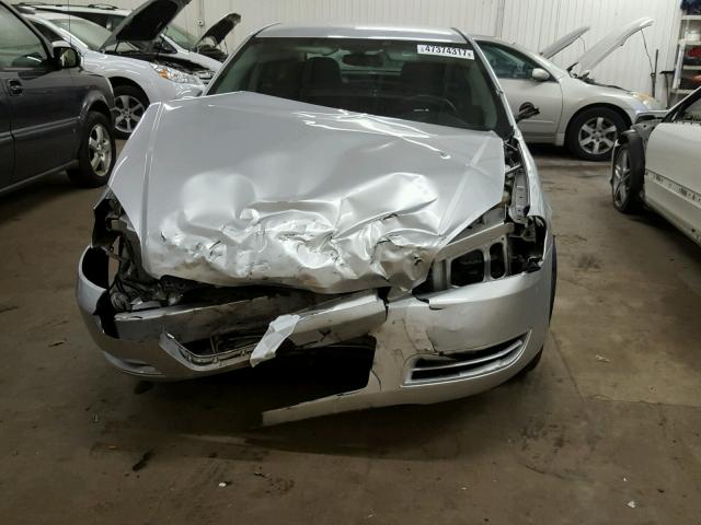 2G1WG5E34C1279878 - 2012 CHEVROLET IMPALA LT SILVER photo 9