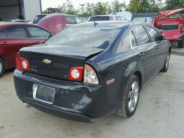 1G1ZH57B294260144 - 2009 CHEVROLET MALIBU 1LT BLACK photo 4