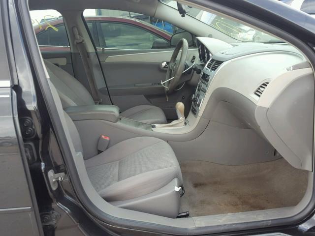 1G1ZH57B294260144 - 2009 CHEVROLET MALIBU 1LT BLACK photo 5