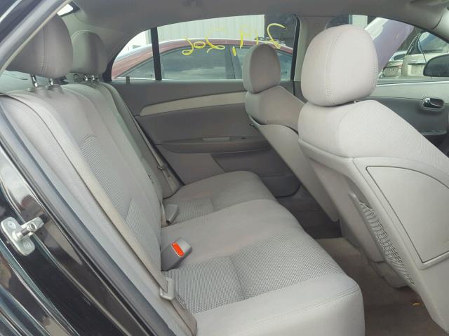 1G1ZH57B294260144 - 2009 CHEVROLET MALIBU 1LT BLACK photo 6
