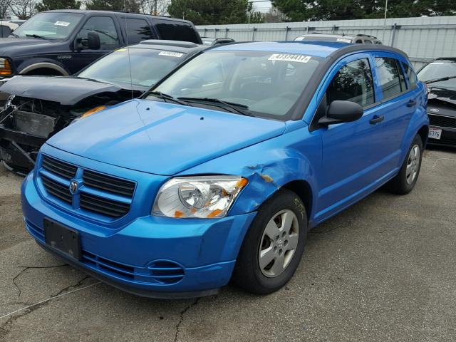 1B3HB28BX8D600724 - 2008 DODGE CALIBER BLUE photo 2