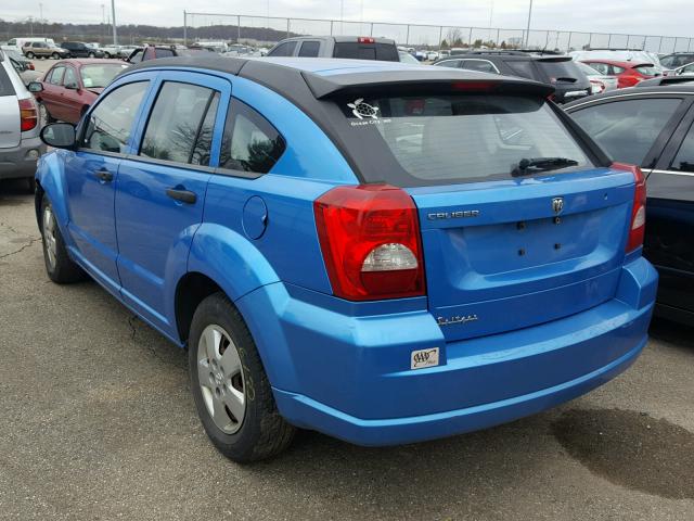 1B3HB28BX8D600724 - 2008 DODGE CALIBER BLUE photo 3