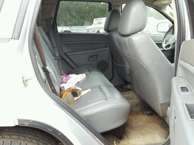 1J4GR48KX6C321708 - 2006 JEEP GRAND CHER SILVER photo 6