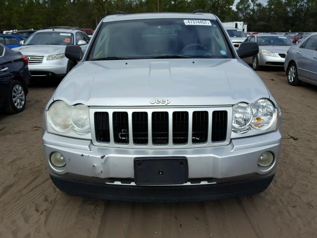 1J4GR48KX6C321708 - 2006 JEEP GRAND CHER SILVER photo 9