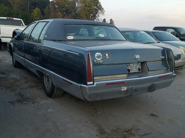 1G6DW52P0SR715076 - 1995 CADILLAC FLEETWOOD BLUE photo 3