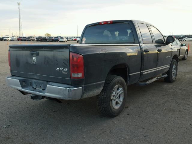 1D7HU18246S524872 - 2006 DODGE RAM 1500 S BLACK photo 4