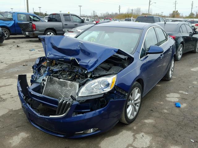 1G4PP5SK9D4203551 - 2013 BUICK VERANO BLUE photo 2