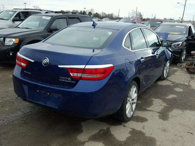 1G4PP5SK9D4203551 - 2013 BUICK VERANO BLUE photo 4