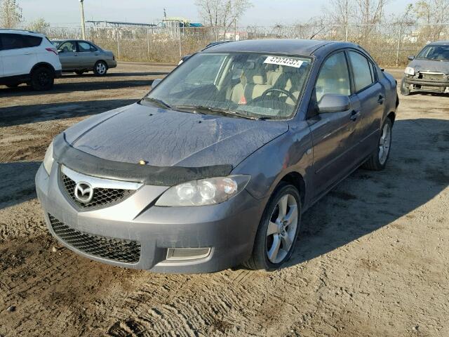 JM1BK32F671602122 - 2007 MAZDA 3 I GRAY photo 2