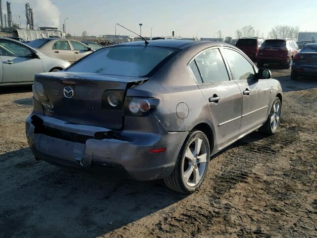 JM1BK32F671602122 - 2007 MAZDA 3 I GRAY photo 4